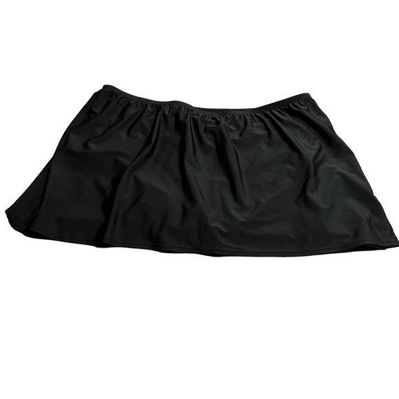 Cacique Swim Women’s Black Swimsuit Skirt Bottoms Size 22 - Picture 1 of 6